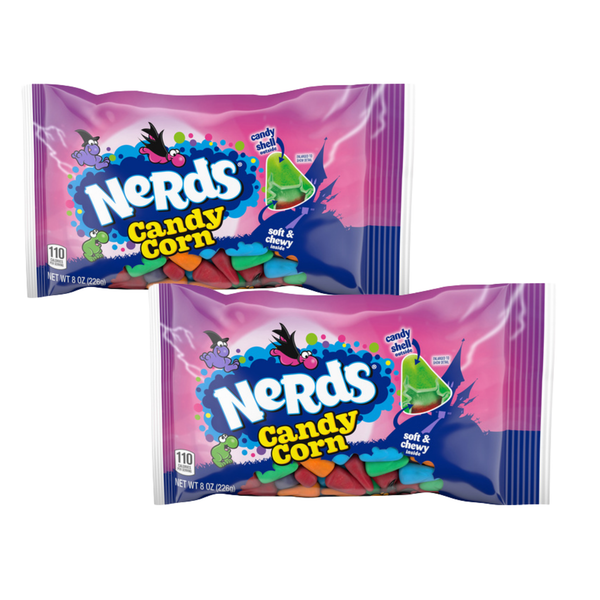 Nerds Candy Corn Halloween candy 2-pack, two 8 oz bags