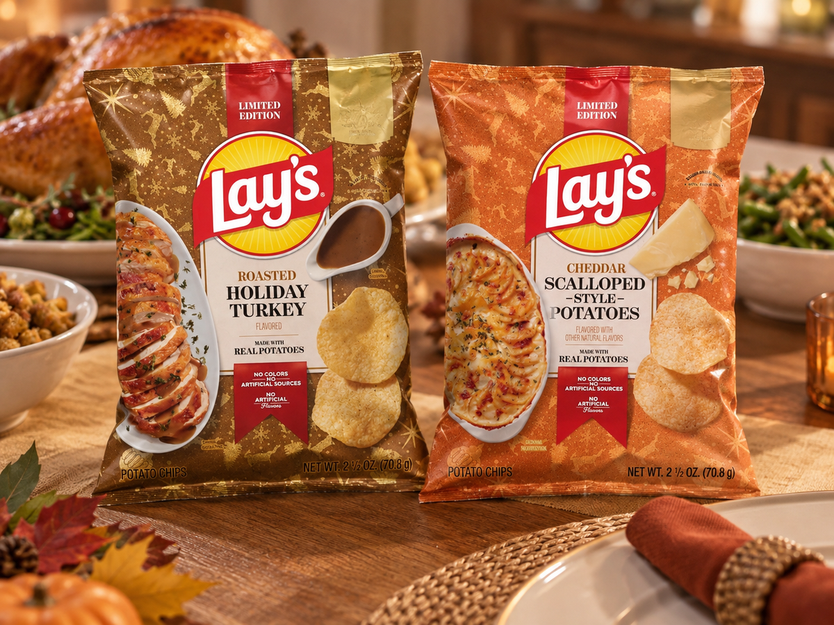 Lay’s Cheddar Scalloped Style Potatoes vs. Roasted Holiday Turkey: Fans Already Have a Favorite