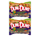 Dum Dums Jumbo Filled Caramel Apple lollipops, two 8.8 oz bags