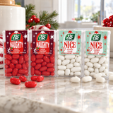 Tic Tac Naughty Sour Cherry and Nice Candy Cane mints 4 pack