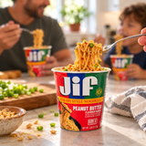 Jif Stir-Fry Style Noodles Peanut Butter flavored ramen cup