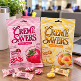 Creme Savers Strawberries and Creme hard candy 3 oz bag
