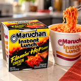 Maruchan Instant Lunch Flamin' Hot ramen noodles