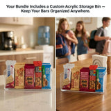 Healthy Sweet Treats Variety Pack — 24 Count + Bonus Acrylic Storage Container