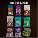 Protein Snack Variety Pack — 30 Count | MadeGood, Edamame, Mixed Nuts + Bonus Snackle Box