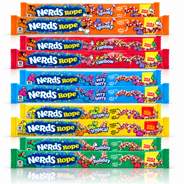 Nerds Rope Candy Variety Pack, 10 Pack, 5 Flavors