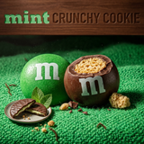 M&M's Mint Crunchy Cookie 2 Pack (7.4 oz Bags) + Canister