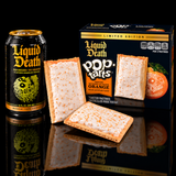Pop-Tarts Liquid Death Squeezed to Death Frosted Orange Toaster Pastries, 16 Total Count, Limited Edition