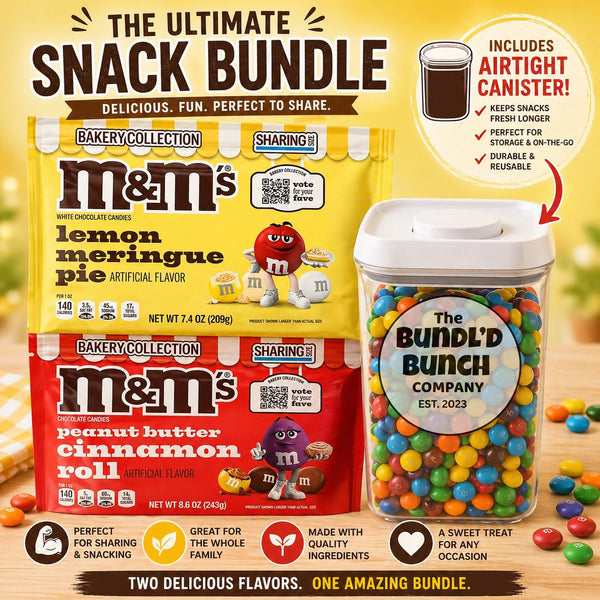 M&Ms Bakery Collection Bundle + Exclusive Branded Canister