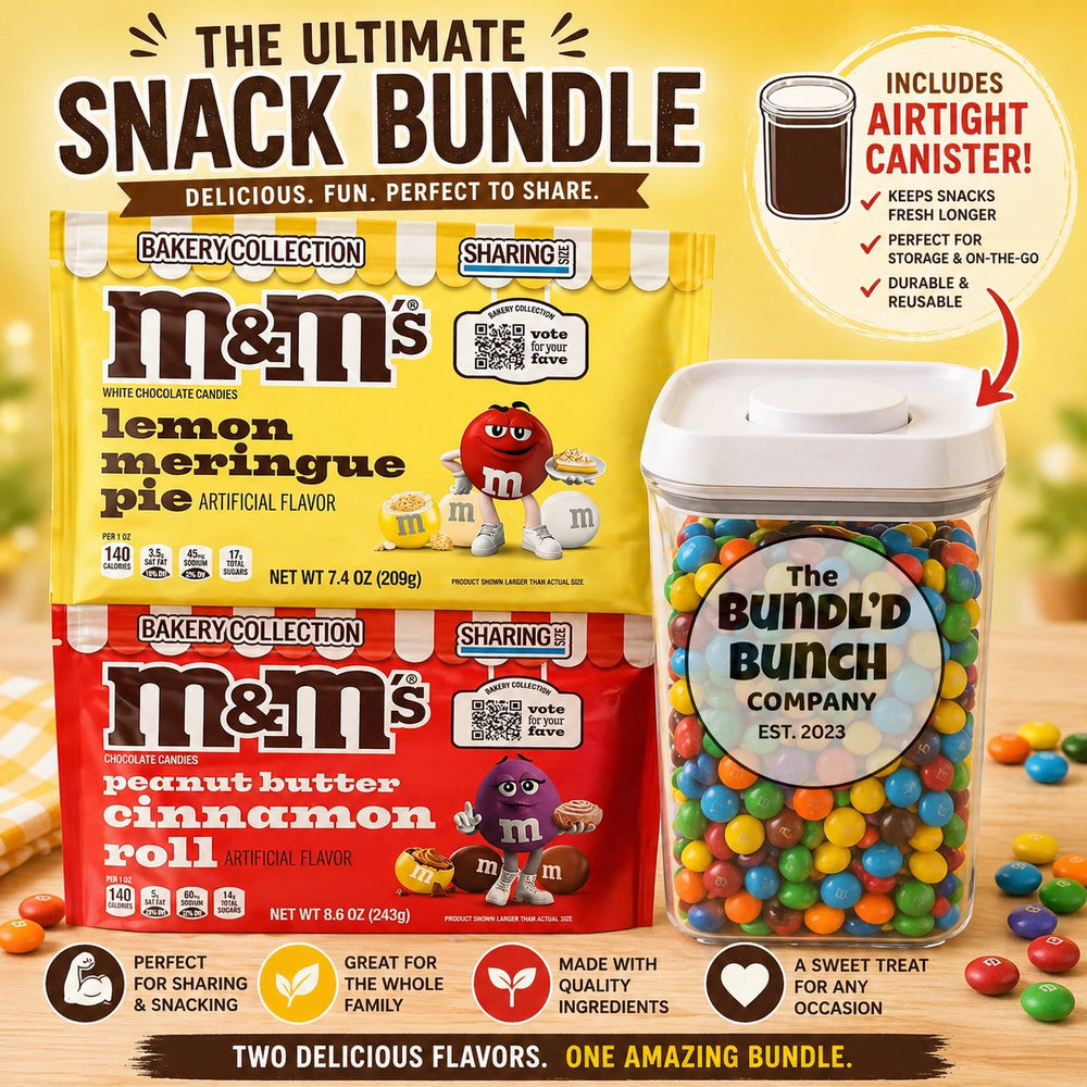 M&Ms Bakery Collection Bundle + Exclusive Branded Canister